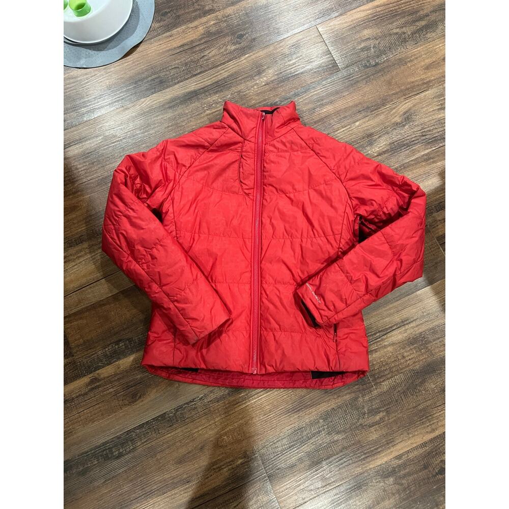 Women's Red Quilted Jacket